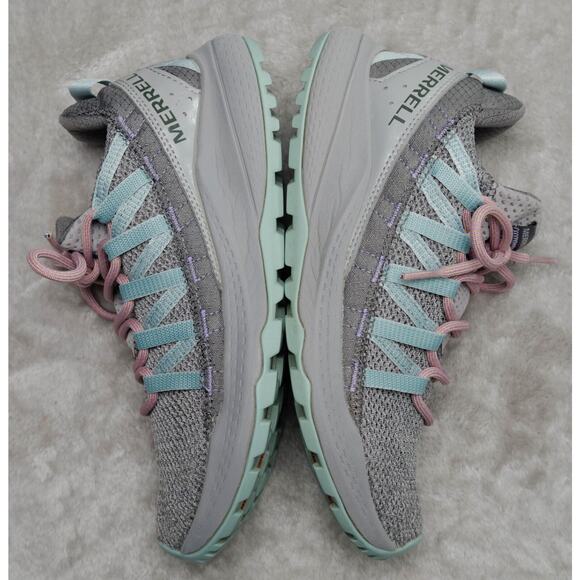 Merrell Bravada 2 Edge Gray Pink Blue Hiking Sneaker Womens Size 8.5 J135588 - Picture 3 of 16